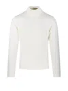 Roberto Collina Classic Turtleneck Sweater In White