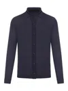 Roberto Collina Knitted Shirt In Blue