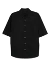 Roberto Collina Cotton Shirt In Black