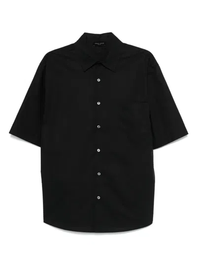 Roberto Collina Cotton Shirt In Black