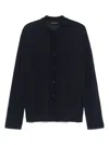 Roberto Collina Long-sleeved Knitted Shirt In Black