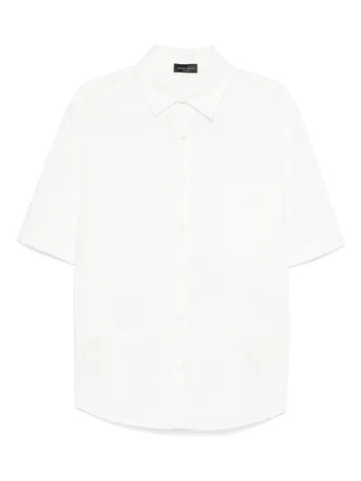 Roberto Collina Cotton Shirt In White