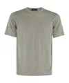 Roberto Collina Round Neck Short Sleeve T-shirt In Green