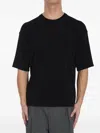 Roberto Collina Knit T-shirt In Black
