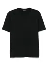 Roberto Collina Knit T-shirt In Black