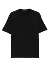 Roberto Collina Knit T-shirt In Black