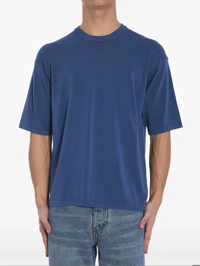 Roberto Collina Cotton T-shirt In Blue