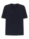 Roberto Collina Cotton T-shirt In Blue