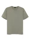 Roberto Collina Round Neck Short Sleeve T-shirt In Green