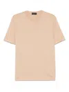 Roberto Collina Raw-cut-edge T-shirt In Neutrals