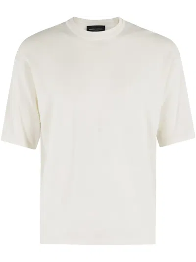 Roberto Collina Lightweight Cotton Knit T-shirt In White
