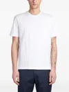 Roberto Collina Crew Neck Cotton T-shirt Clothing In White