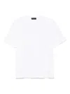 Roberto Collina Crew Neck Cotton T-shirt Clothing In White