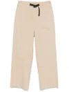 Roberto Collina Cotton Trousers In Neutrals