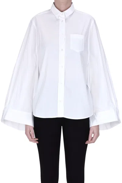 Roberto Collina Cotton Wide Shirt In White