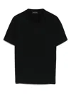 Roberto Collina Crewneck T-shirt In Black