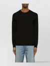 Roberto Collina Crew Neck Long Sleeve Sweater In Black