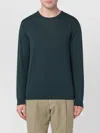 Roberto Collina Bottle Green Merino Wool Crew-neck Sweater In Green