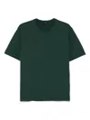 Roberto Collina Crew Neck Cotton T-shirt Clothing In Green