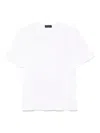 Roberto Collina Crew Neck Cotton T-shirt Clothing In White