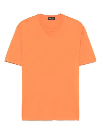 ROBERTO COLLINA CREW NECK COTTON T-SHIRT
