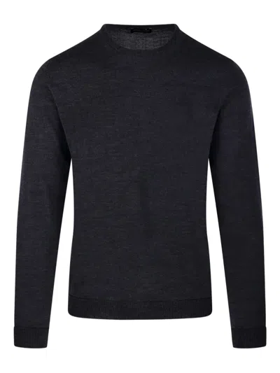 ROBERTO COLLINA CREW-NECK LONG-SLEEVE SWEATER