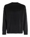 Roberto Collina Crew Neck Long Sleeve Sweater In Black