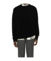 Roberto Collina Crew Neck Long Sleeve Sweater In Black