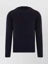 Roberto Collina Crew Neck Long Sleeve Sweater In Blue