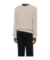Roberto Collina Crew Neck Long Sleeve Sweater In Neutral
