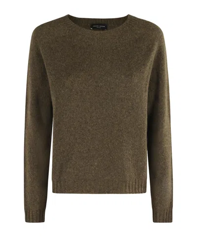 ROBERTO COLLINA CREW NECK LONG SLEEVE SWEATER