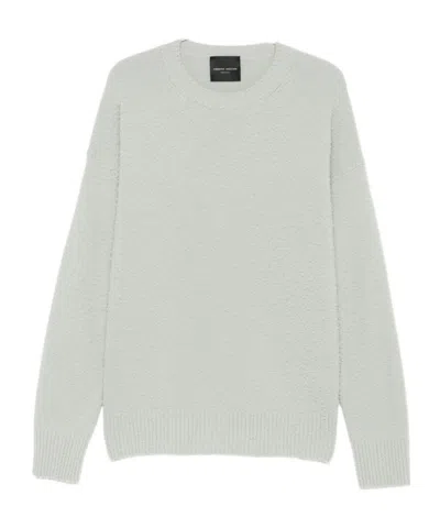 ROBERTO COLLINA CREW NECK LONG SLEEVE SWEATER