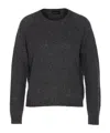 Roberto Collina Crew Neck Knitwear Soft Texture In Black