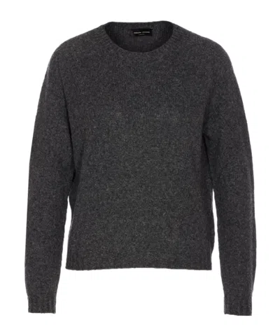 ROBERTO COLLINA CREW NECK LONG-SLEEVED SWEATER