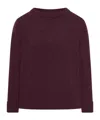 Roberto Collina Crew Neck Long-sleeved Sweater In Purple