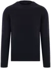 Roberto Collina Crew-neck Merino Jumper In Blau