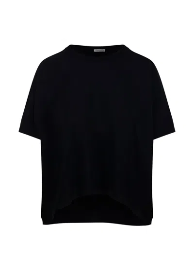 Roberto Collina Crew-neck Short-sleeve T-shirt In Black