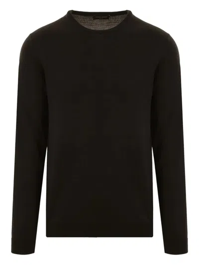 Roberto Collina Crew-neck Sweater In Black