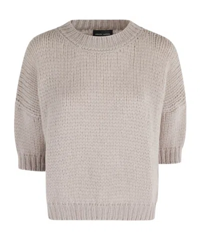 Roberto Collina Crew Neck Sweater In Gray