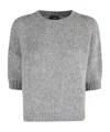 Roberto Collina Crew Neck Sweater In Gray