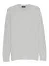 Roberto Collina Crew-neck Sweater In Gray