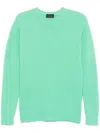 Roberto Collina Crew-neck Sweater In Green