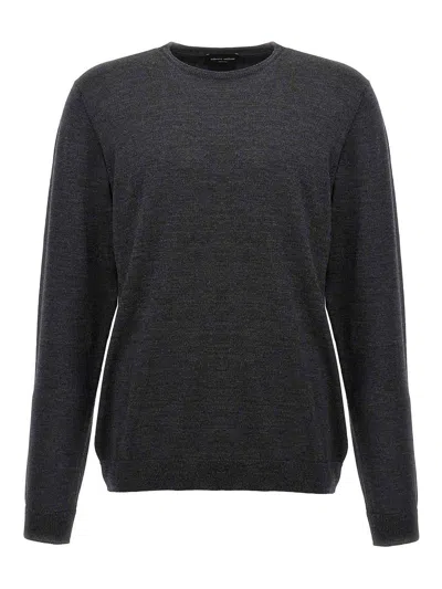 Roberto Collina Crew-neck Sweater In Grey