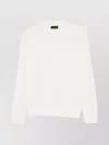 Roberto Collina Extrafine Merino Wool Sweater In White