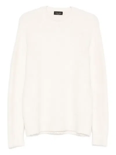 Roberto Collina Crew-neck Sweater In White