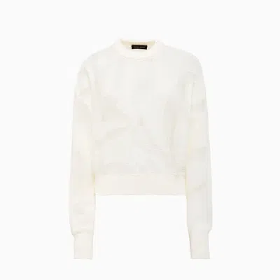 Roberto Collina Crew Neck Sweater In White