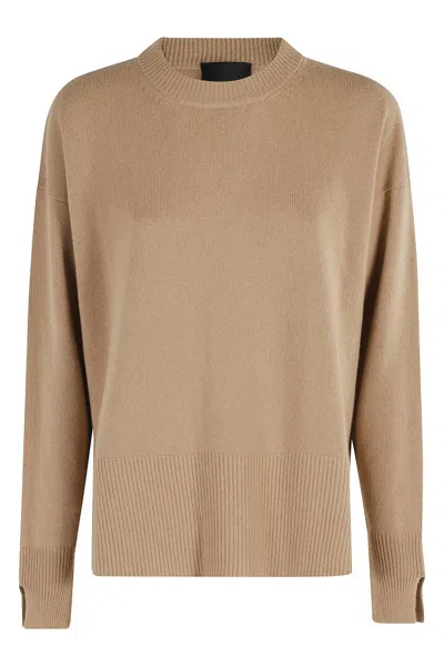 ROBERTO COLLINA CREW NECK SWEATER WITH SIDE SLITSCOLLINA