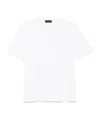 Roberto Collina Crew Neck Cotton T-shirt Clothing In Bianco