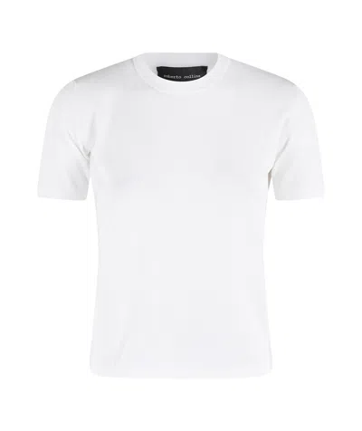 Roberto Collina Crew Neck T-shirt In White