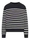 Roberto Collina Crew Neck Wool Sweater In Animal Print
